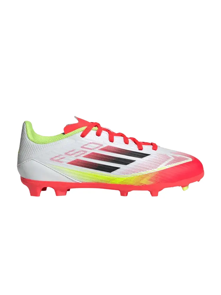 Бутсы adidas Adizero F50 League FG MG K 'Pure Victory Pack' — изображение 1 из 1, белый/черный/желтый