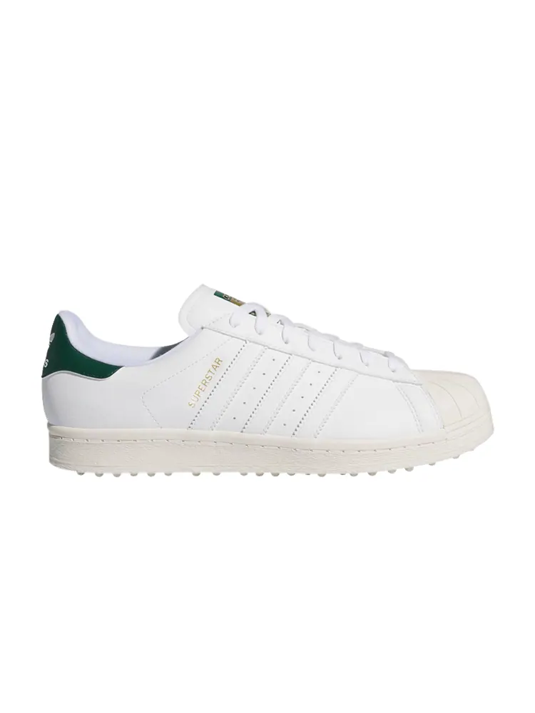 Бутсы adidas Superstar Spikeless Golf 'White Collegiate Green' — изображение 1 из 1, белый/белый/зеленый