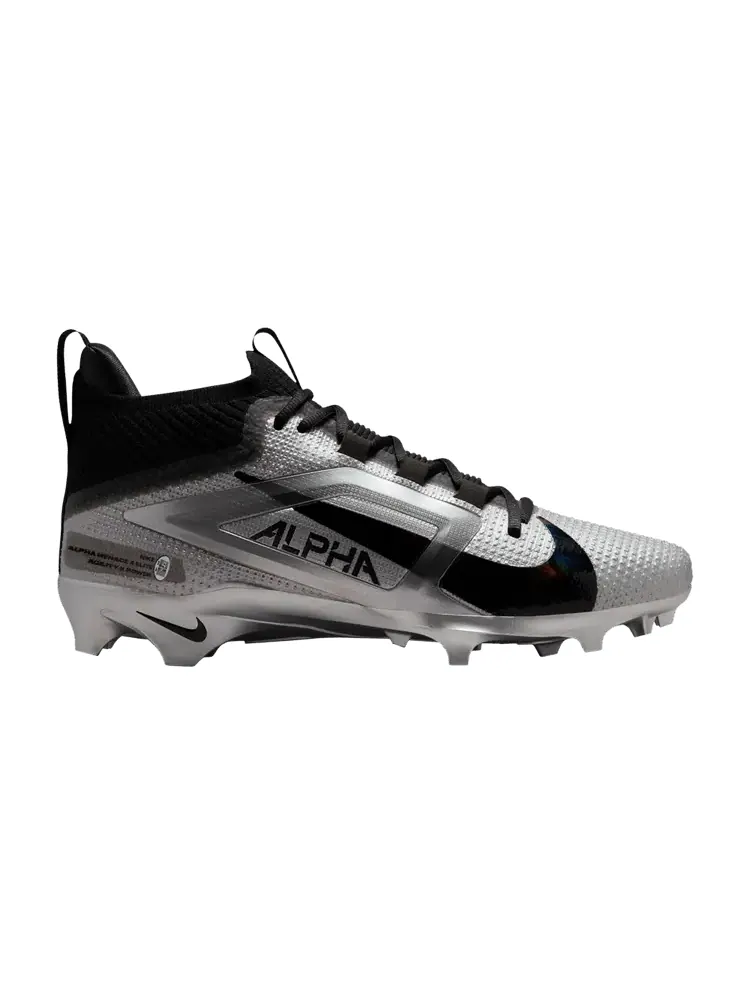 Бутсы Nike Saquon Barkley x Alpha Menace 4 Elite 'Black Metallic Silver' — изображение 1 из 1