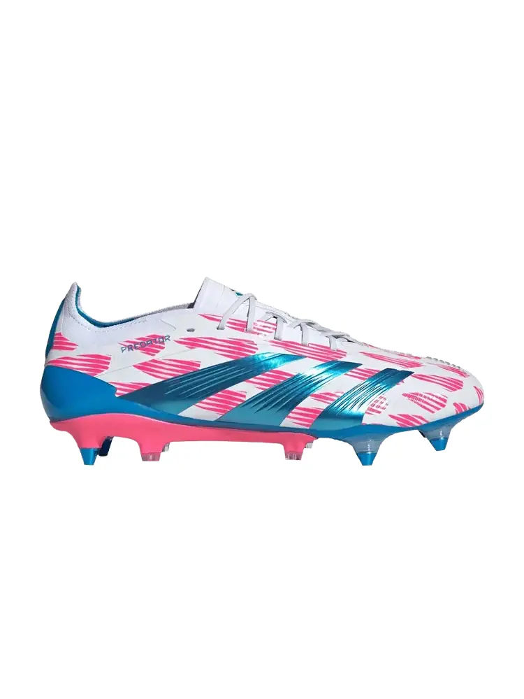 Бутсы adidas Predator Elite SG 'Reemergence Pack' — изображение 1 из 1, белый/синий/розовый