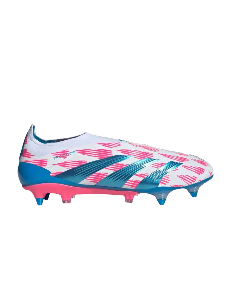 Бутсы adidas Predator Elite Laceless SG 'Reemergence Pack' — изображение 1 из 1, белый/синий/розовый