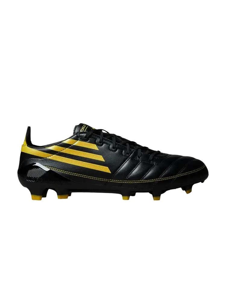 Бутсы adidas Adizero F50 Elite Leather FG '2010 Edition Pack' — изображение 1 из 1, черный/желтый/желтый
