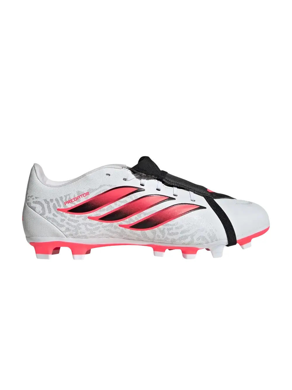 Бутсы Adidas Predator Club Fold-Over Tongue FG/MG — изображение 1 из 1, белый//черный