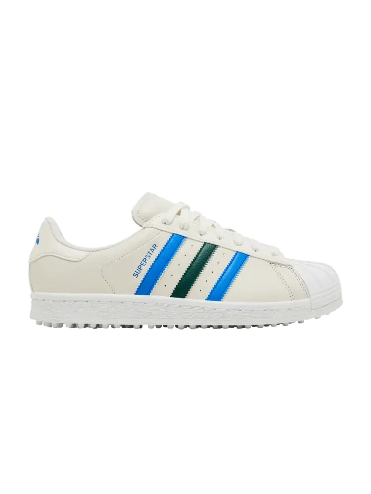 Бутсы adidas Superstar Spikeless Golf 'Rolling Links Pack' — изображение 1 из 9, белый/зеленый/синий
