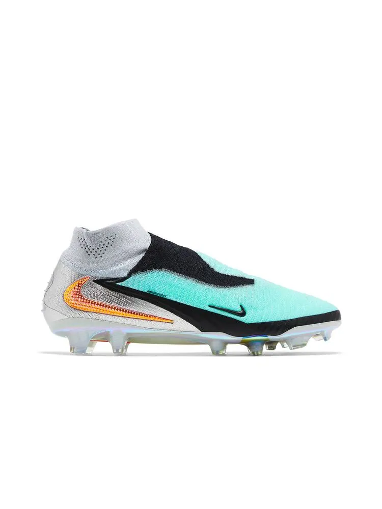 Бутсы Nike Phantom 6 High Elite FG 'Chrome Black' — изображение 2 из 9, черный