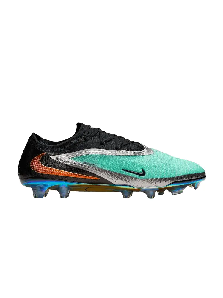 Бутсы Nike Phantom 6 Low Elite FG 'Chrome Black' — изображение 1 из 1, черный