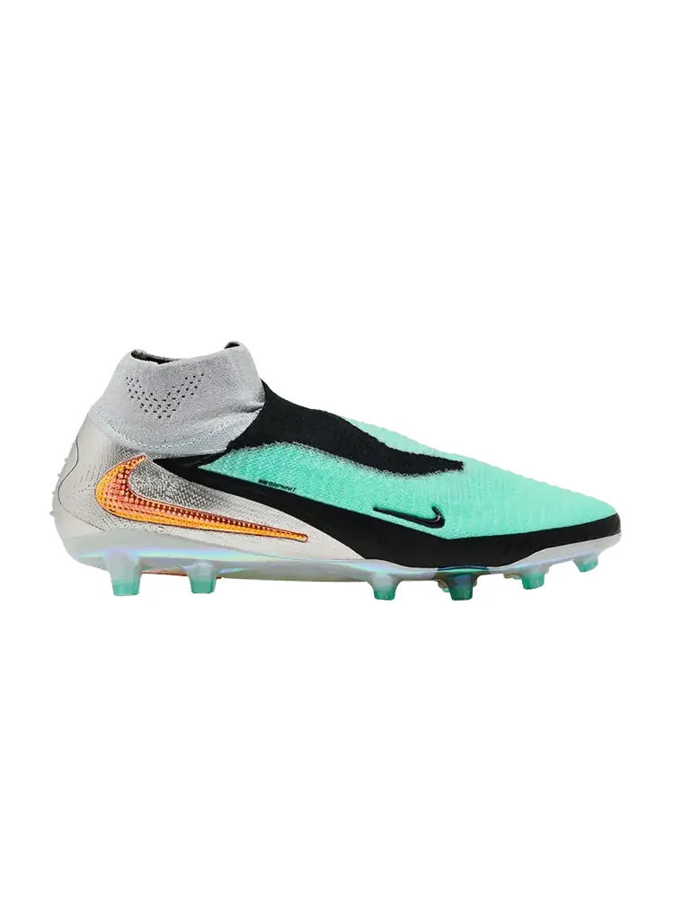 Бутсы Nike Phantom 6 High Elite AG 'Chrome Black' — изображение 1 из 9, черный