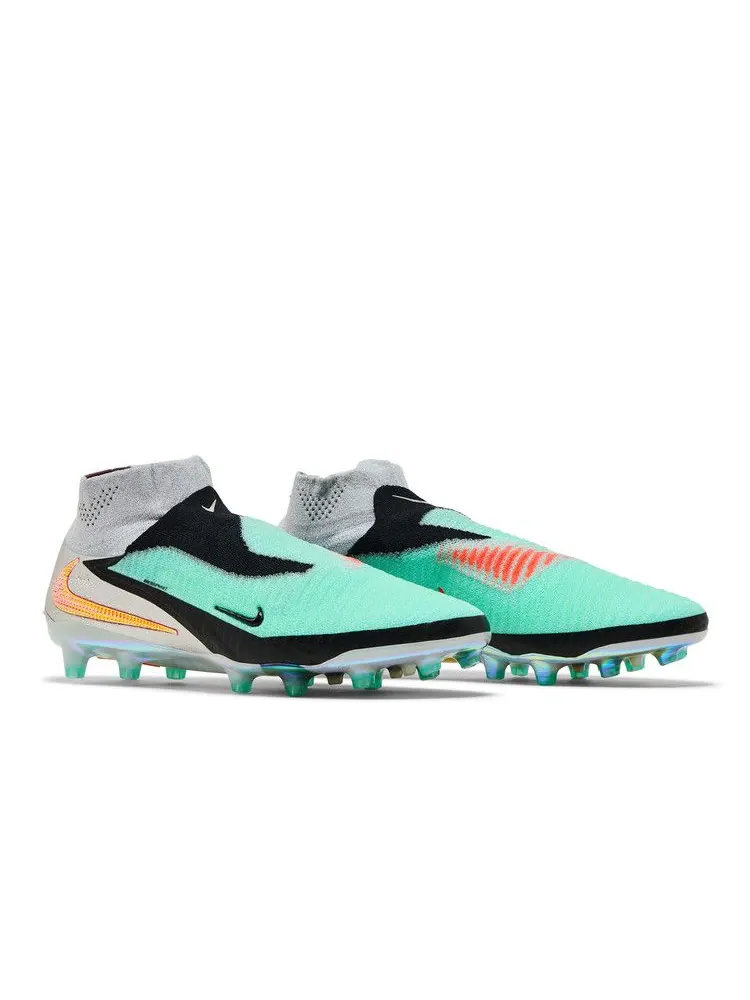 Бутсы Nike Phantom 6 High Elite AG 'Chrome Black' — изображение 9 из 9, черный