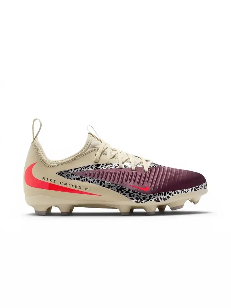 Бутсы Nike United Jr. Phantom 6 Low Academy MG GS — изображение 1 из 1, бордовый