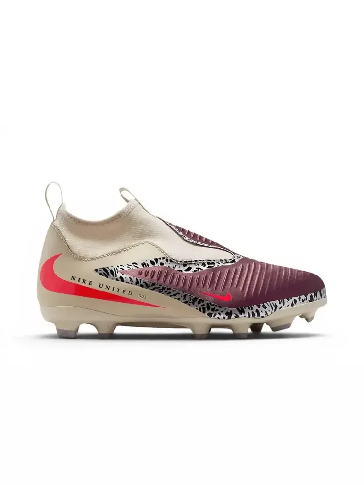 Бутсы Nike United Jr. Phantom 6 High Academy MG GS — изображение 1 из 1, бордовый