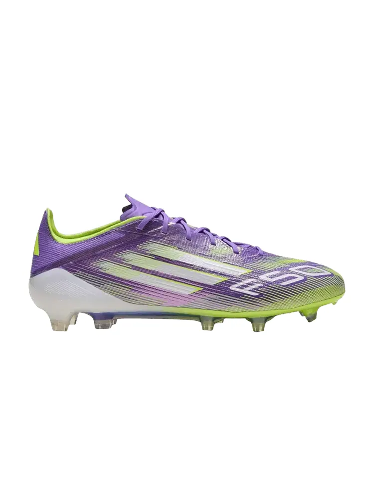 Бутсы adidas Adizero F50 Elite FG 'Radiant Blaze Pack' — изображение 1 из 1, фиолетовый/белый