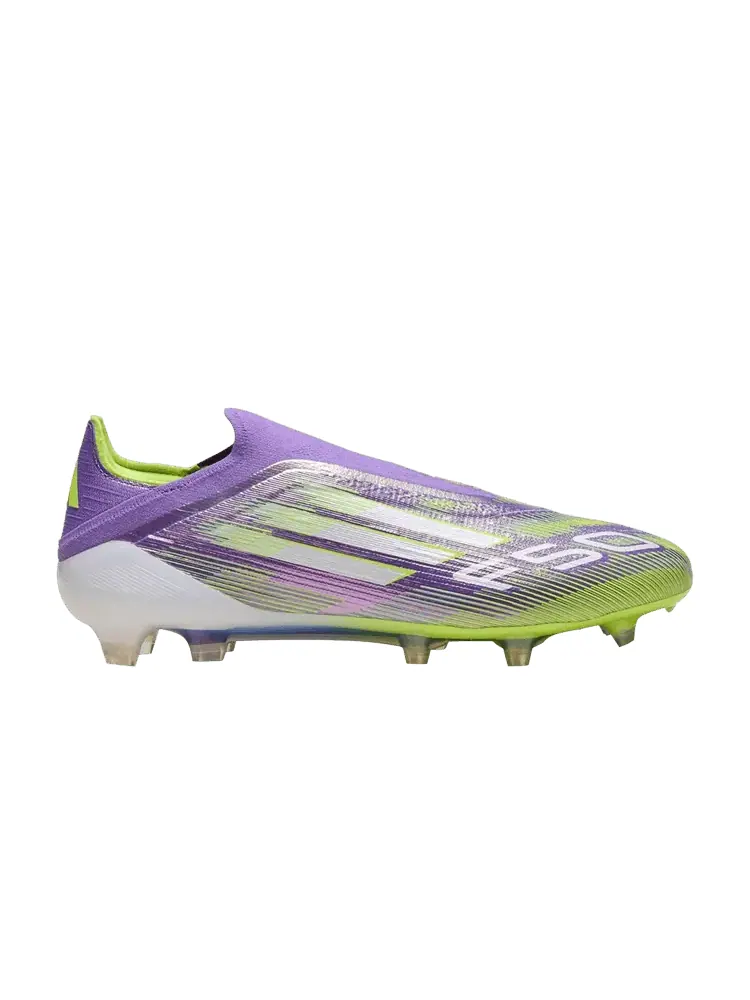 Бутсы adidas Adizero F50 Elite Laceless FG 'Radiant Blaze Pack' — изображение 1 из 1, фиолетовый/белый