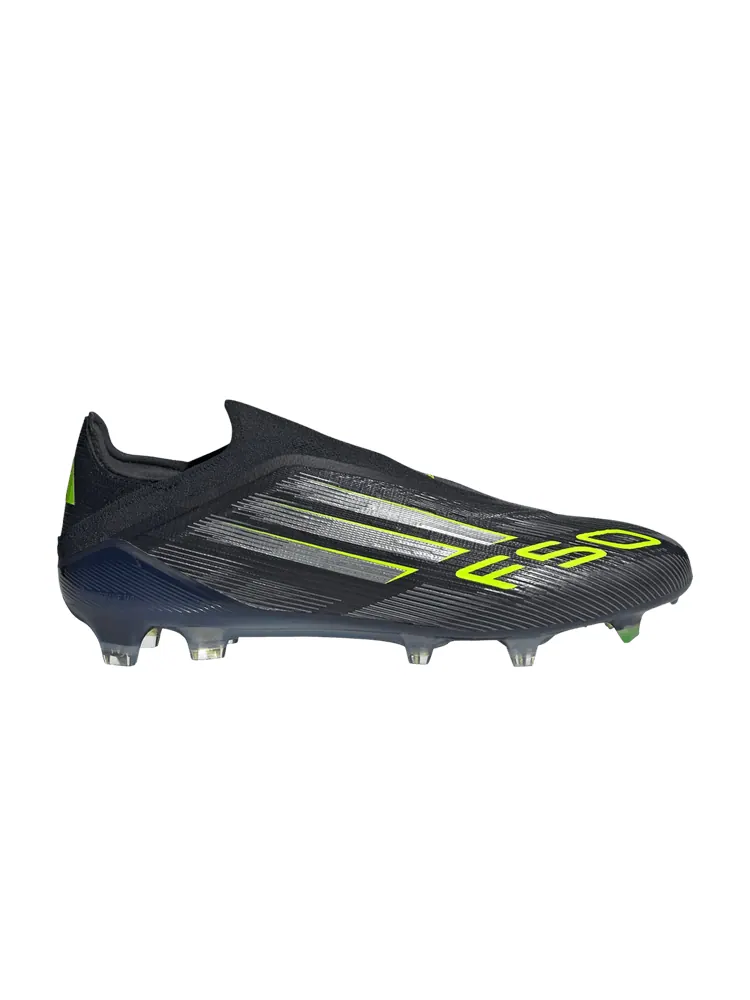 Бутсы adidas Adizero F50 Elite Laceless FG 'Electric Stealth Pack' — изображение 1 из 1, черный/металлик