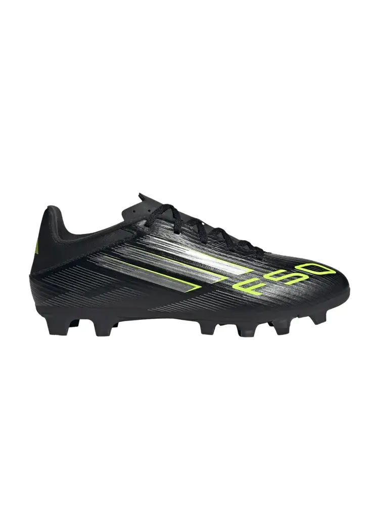 Бутсы adidas Adizero F50 Club FG MG 'Electric Stealth Pack' — изображение 1 из 1, черный/металлик