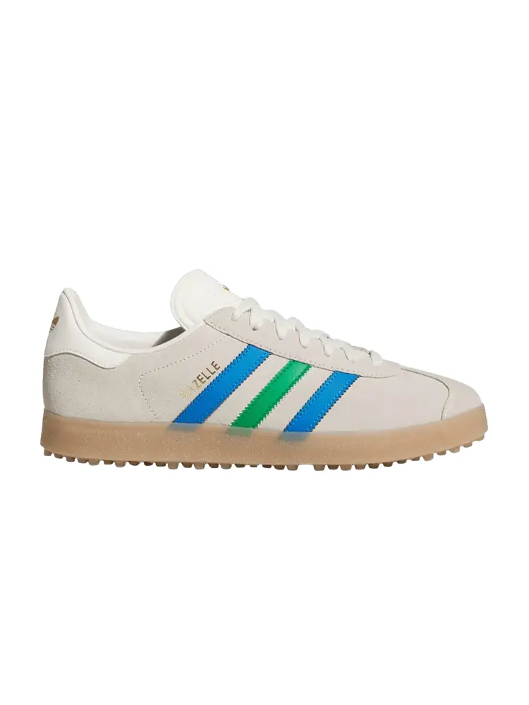 Бутсы adidas Gazelle Spikeless Golf 'Chalk White Green Blue Bird' — изображение 1 из 1, белый/зеленый/синий