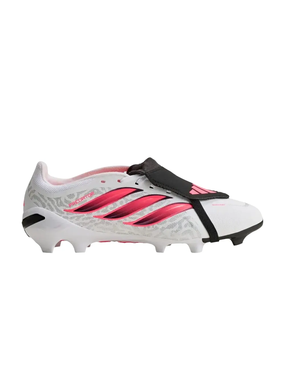 Футбольные бутсы Adidas Predator League Fold-Over Tongue FG — изображение 1 из 1, белый//черный