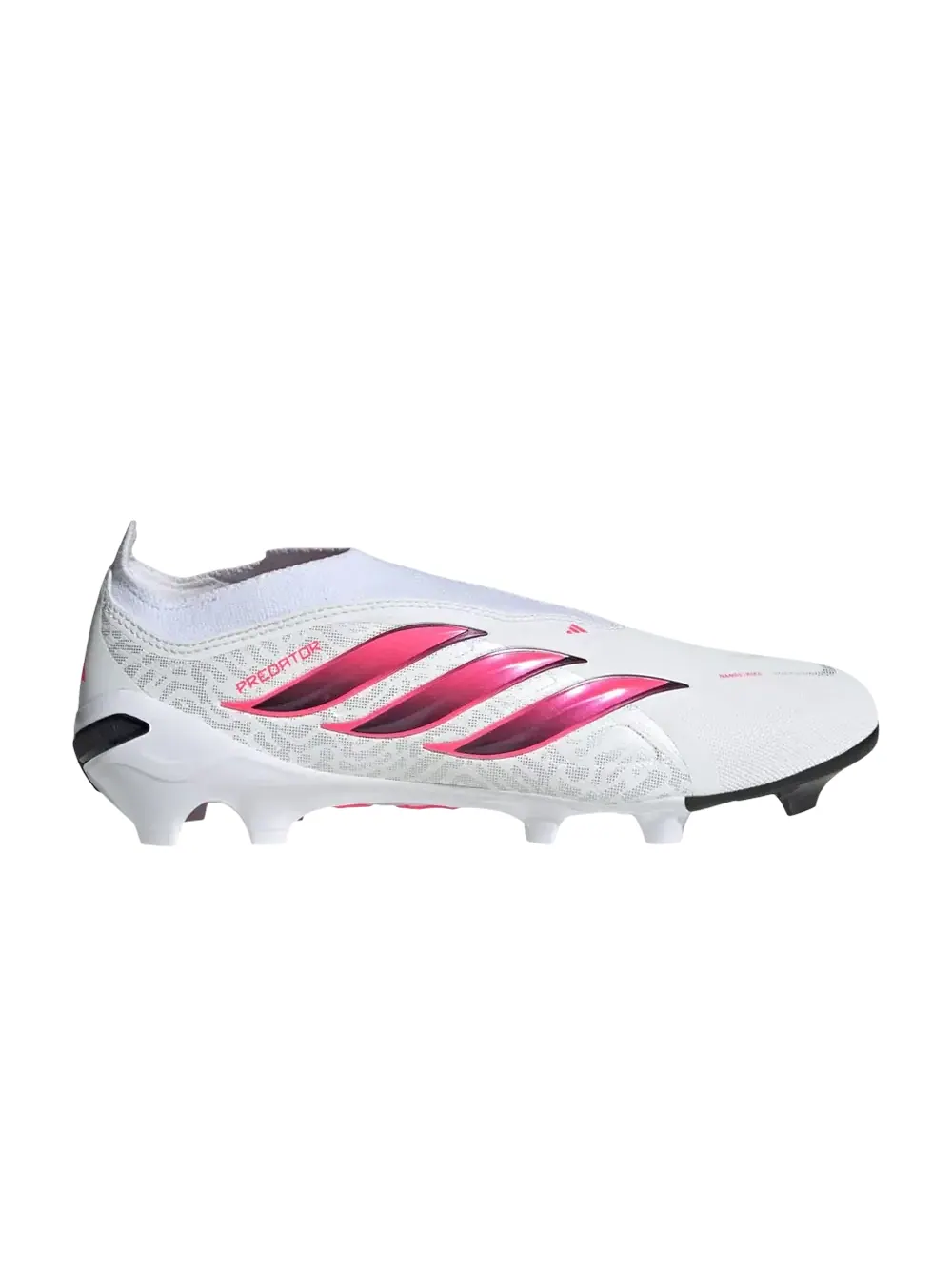 Футбольные бутсы Adidas Predator League Laceless FG — изображение 1 из 1, белый//черный
