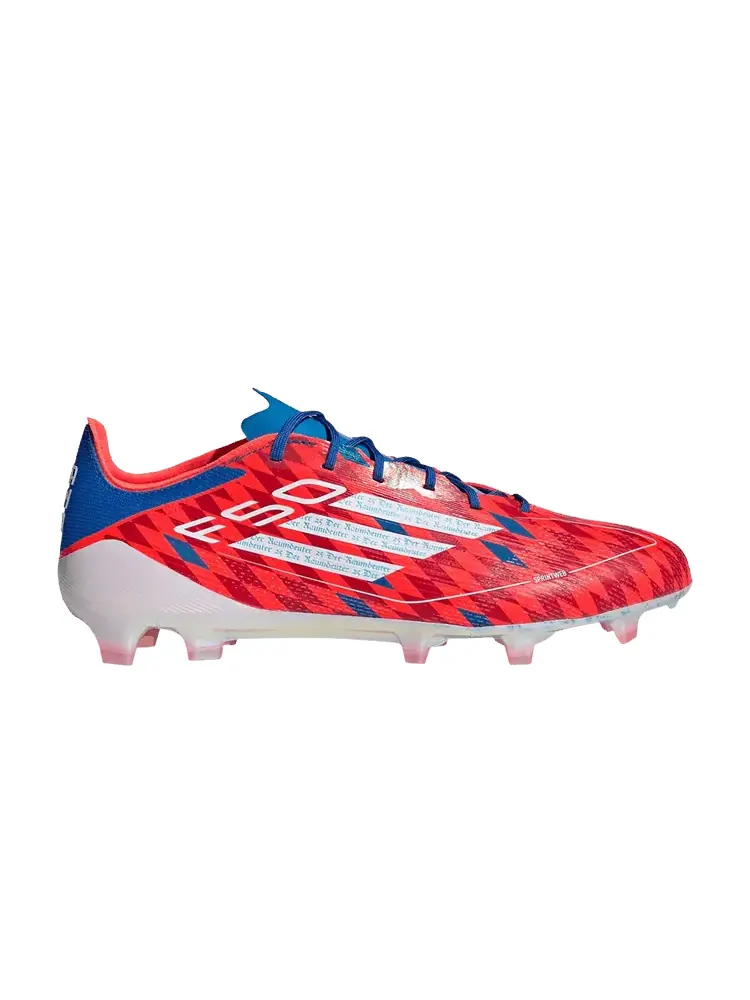 Бутсы adidas Thomas Müller x Adizero F50 Elite FG 'Raumdeuter' — изображение 1 из 1, красный/белый/красный