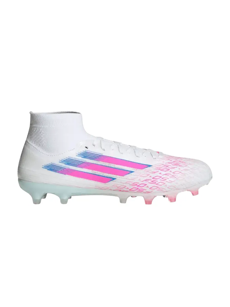 Бутсы adidas Wmns Adizero F50 Pro FG AG 'Sparkfusion Pack - Lucid Pink' — изображение 1 из 1, белый/розовый/белый