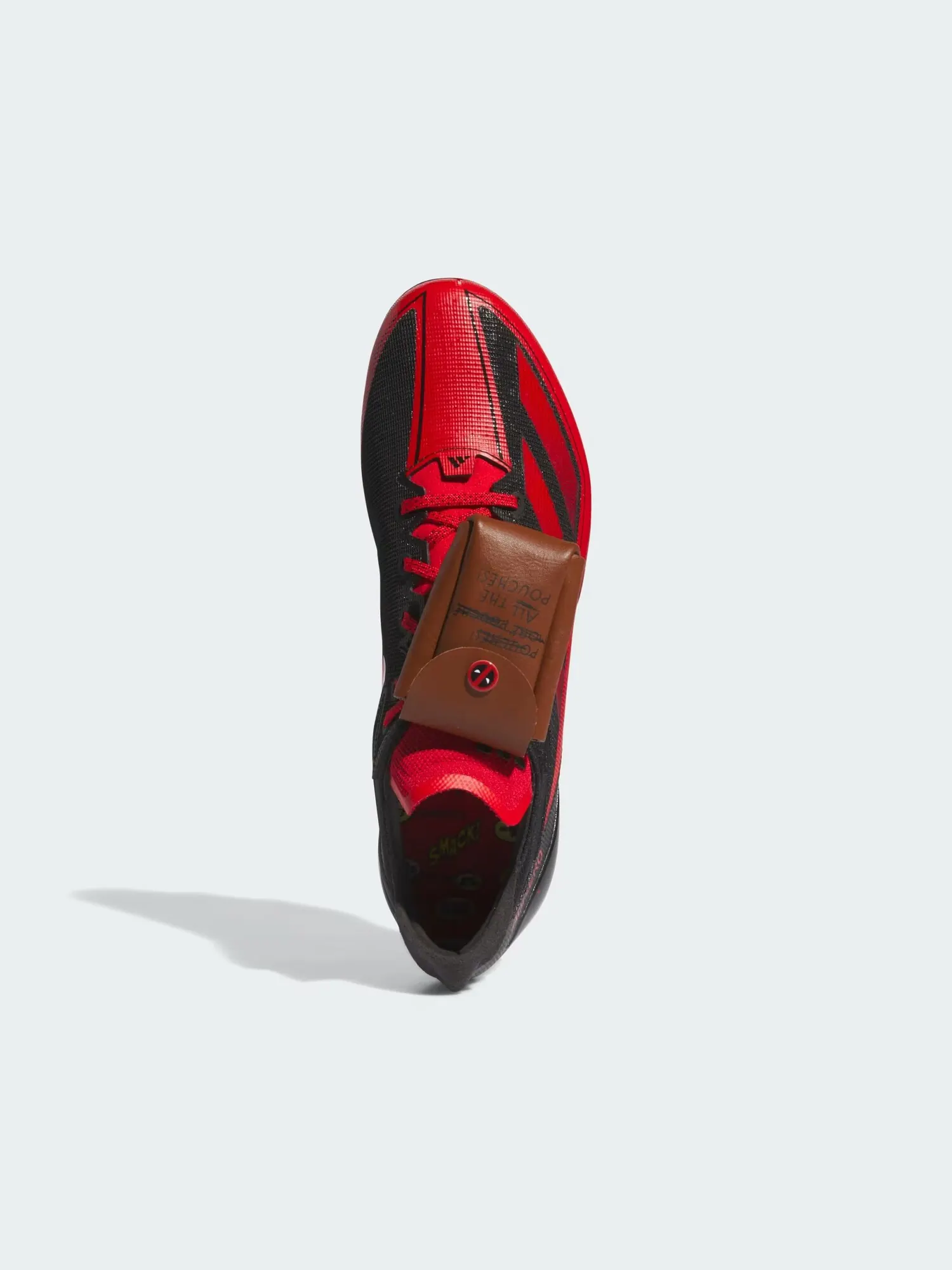 Футбольные бутсы Adidas Adizero Electric x Marvel 'Deadpool' — изображение 2 из 8, черный/красный