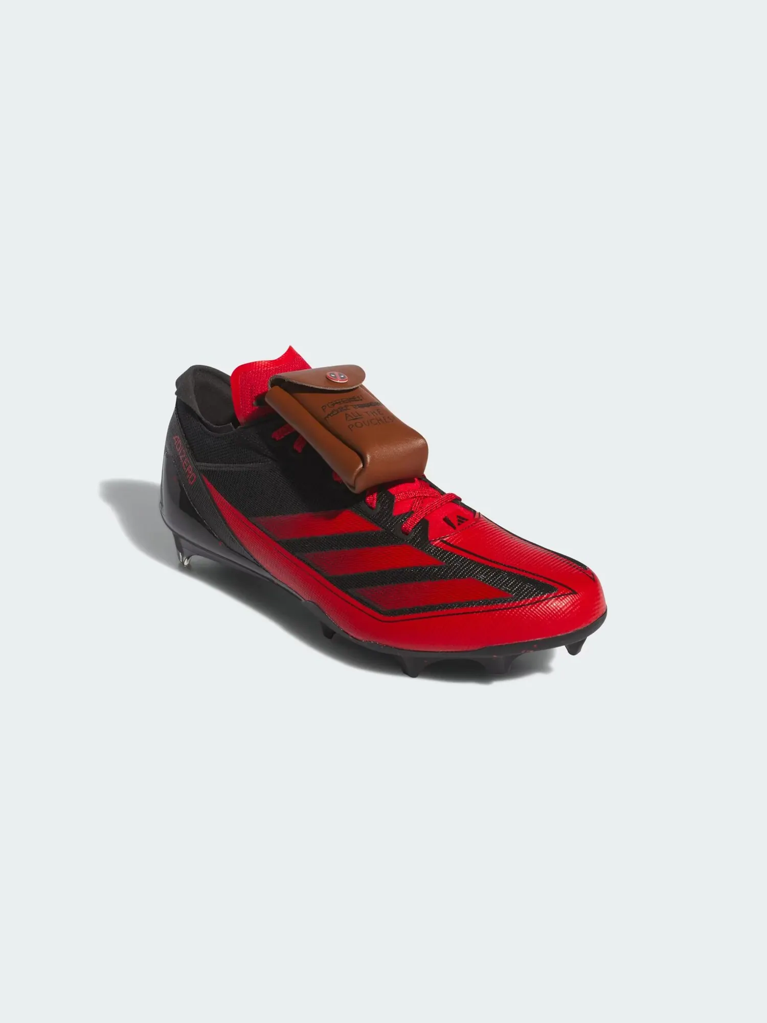 Футбольные бутсы Adidas Adizero Electric x Marvel 'Deadpool' — изображение 4 из 8, черный/красный