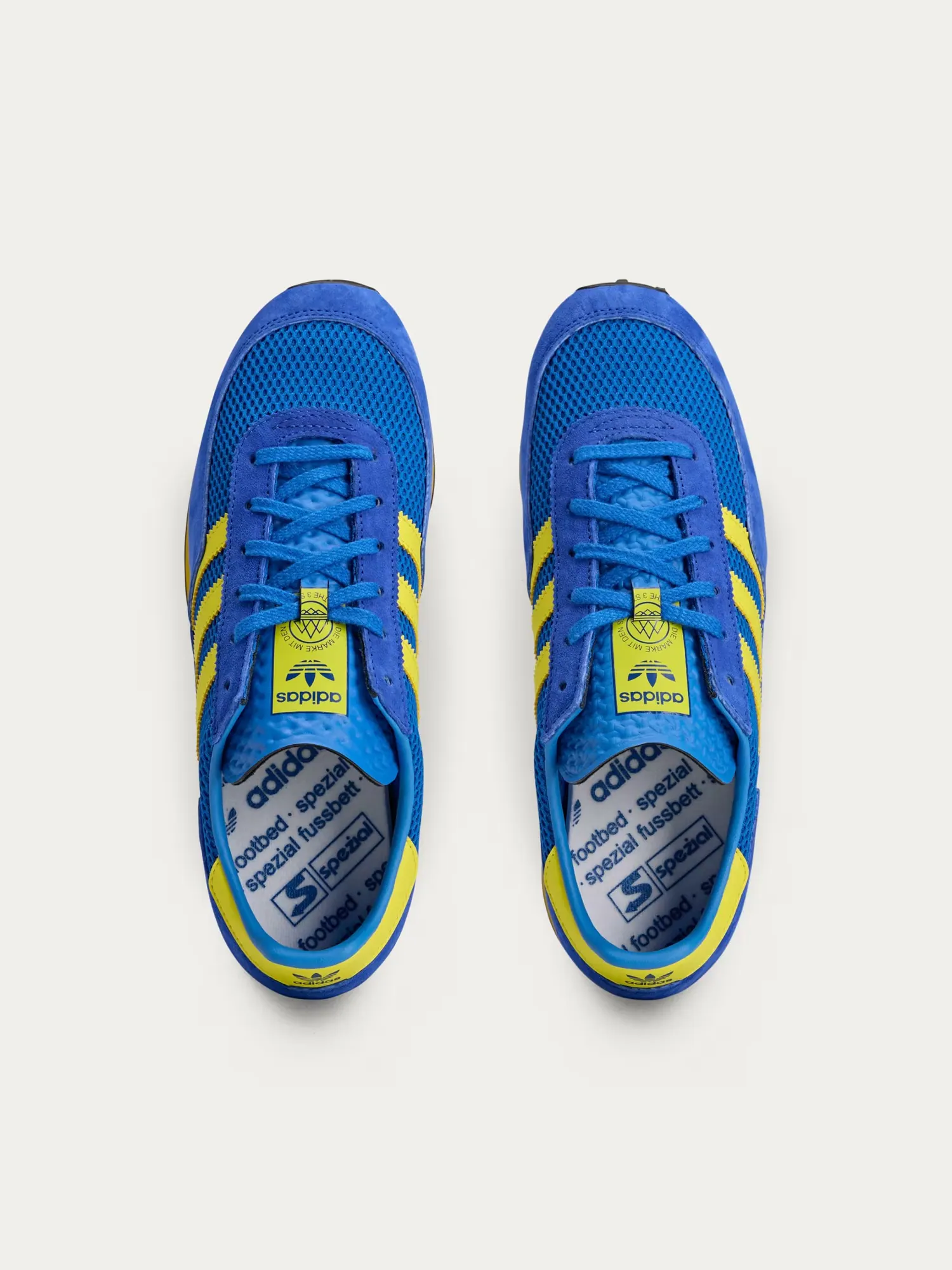 Бутсы мужские Adidas Originals TRX Mesh SPZL — изображение 3 из 8, синий/желтый