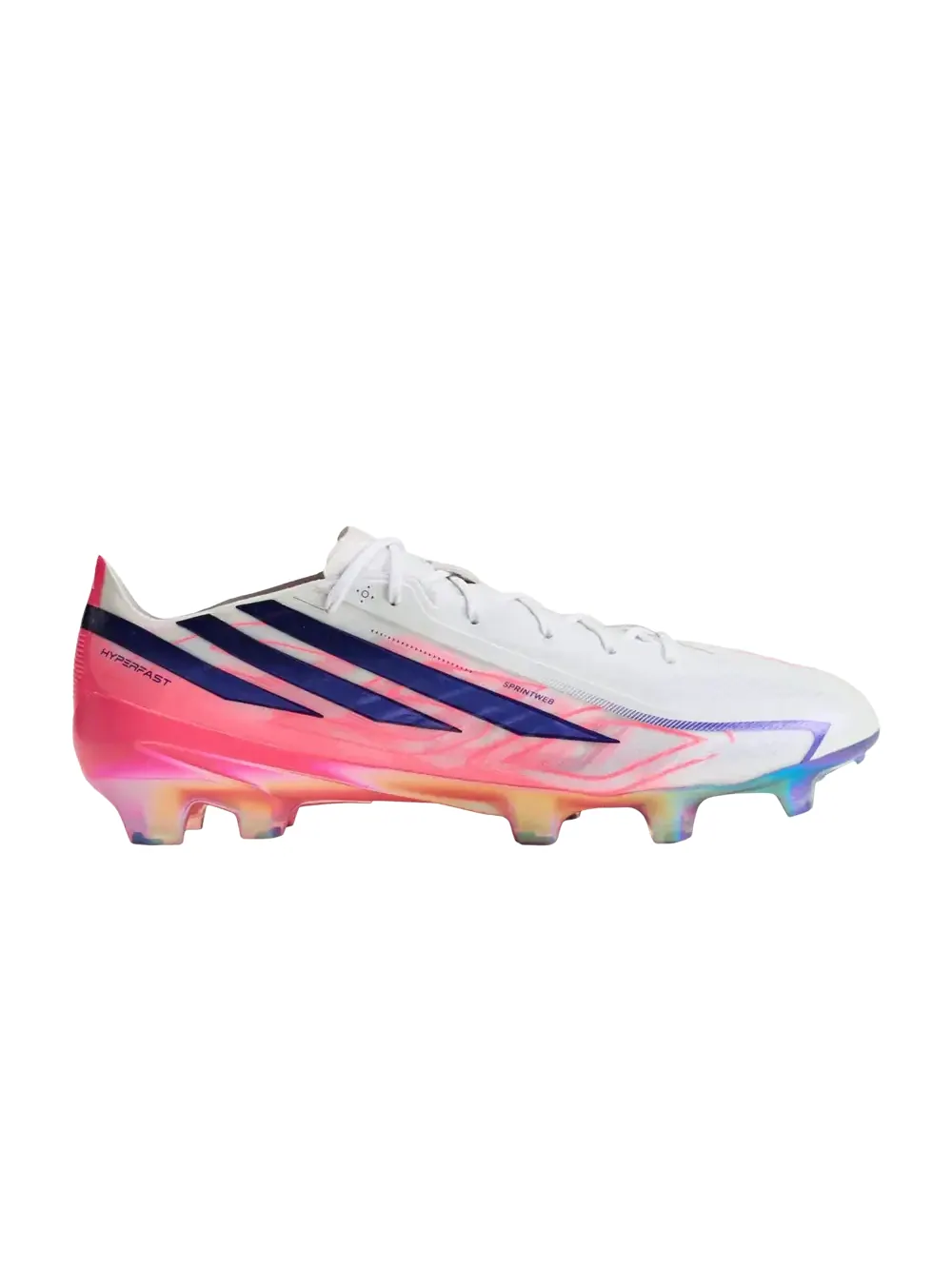 Футбольные бутсы Adidas F50 Hyperfast Elite FG — изображение 1 из 1, белый/фиолетовый