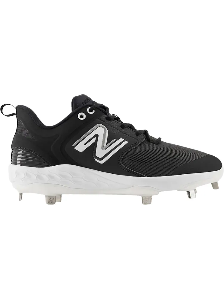 Бутсы New Balance Fresh Foam X 3000v6 Metal 'Black White' — изображение 1 из 1, черный
