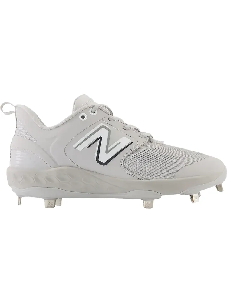 Бутсы New Balance Fresh Foam X 3000v6 Metal 'Grey White' — изображение 1 из 1, серый