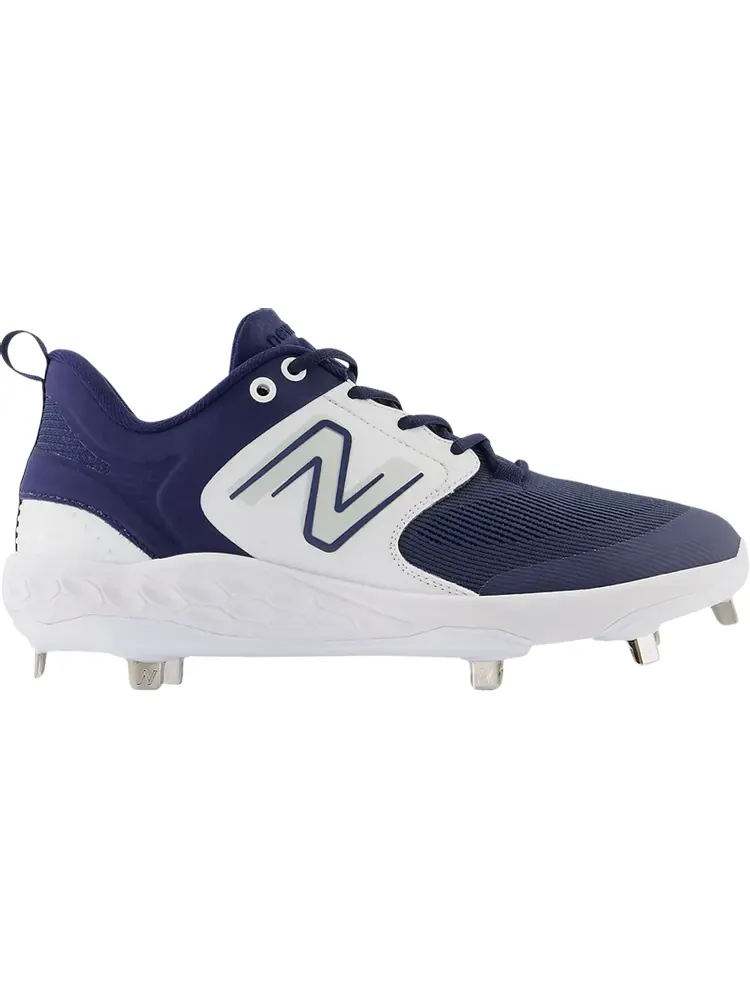 Бутсы New Balance Fresh Foam X 3000v6 Metal 2E Wide 'Navy White' — изображение 1 из 1, синий