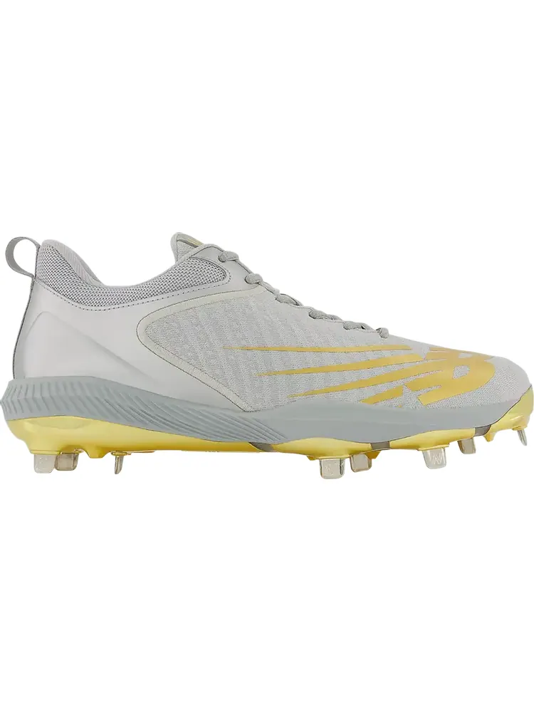 Бутсы New Balance FuelCell 4040 v6 'Trophy - Silver Gold' — изображение 1 из 1, серебряный