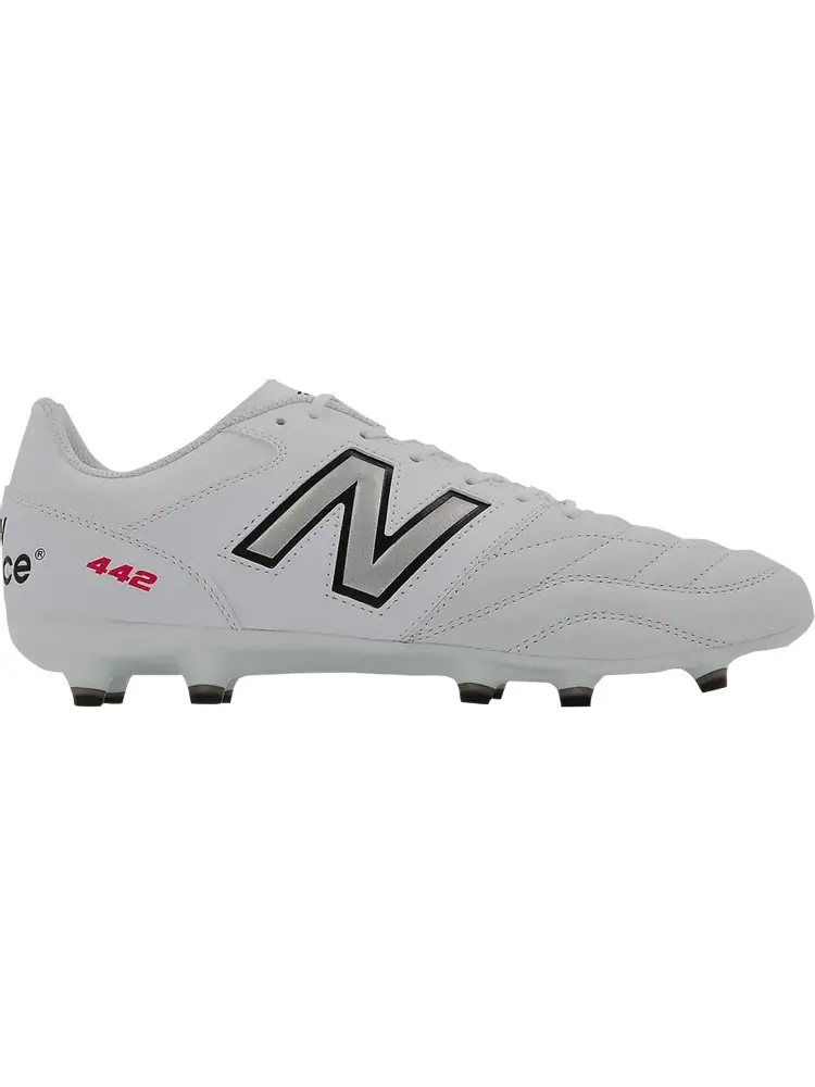 Бутсы New Balance 442v2 Team FG 'White Black' — изображение 1 из 1, белый