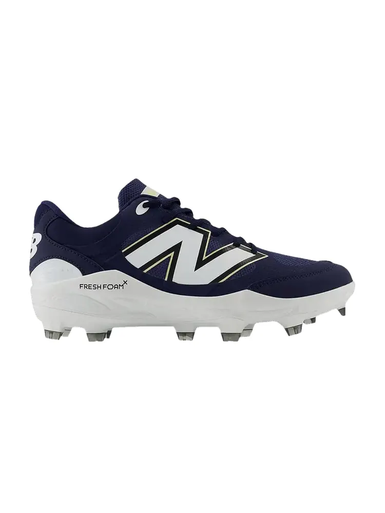 Бутсы New Balance Fresh Foam X 3000v7 Molded 2E Wide 'Navy White' — изображение 1 из 1, темно-синий/белый