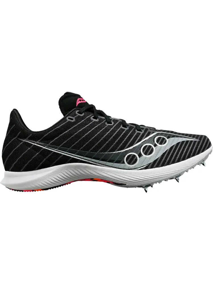 Бутсы Saucony Wmns Velocity MP Black ViZi — изображение 1 из 1, черный