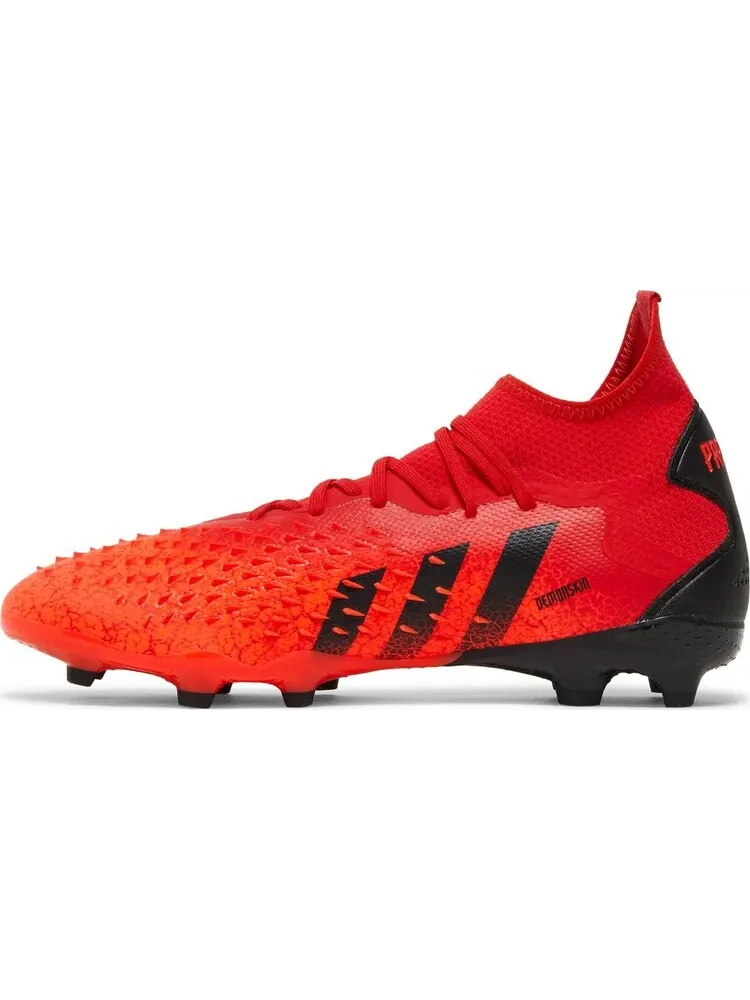 Бутсы Adidas Predator Freak.2 FG 'Demonskin - Solar Red' — изображение 3 из 8, красный