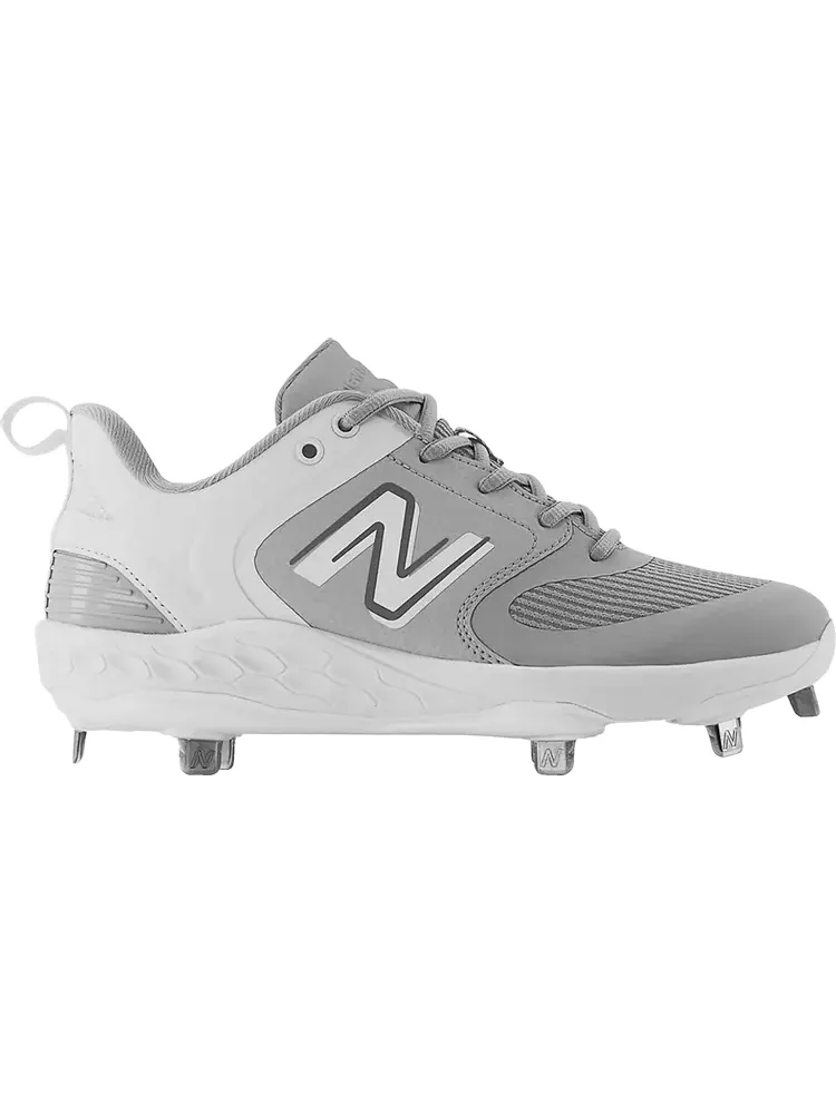 Бутсы New Balance Wmns Fresh Foam X Velo v3 Metal 'Grey White' — изображение 1 из 1, серый