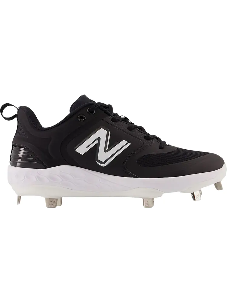 Бутсы New Balance Wmns Fresh Foam X Velo v3 Metal 'Black White' — изображение 1 из 1, черный
