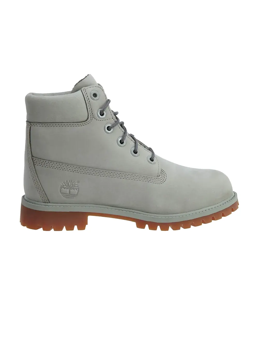 Ботинки Timberland Premium 6 Inch Junior с логотипом — изображение 1 из 1, серый