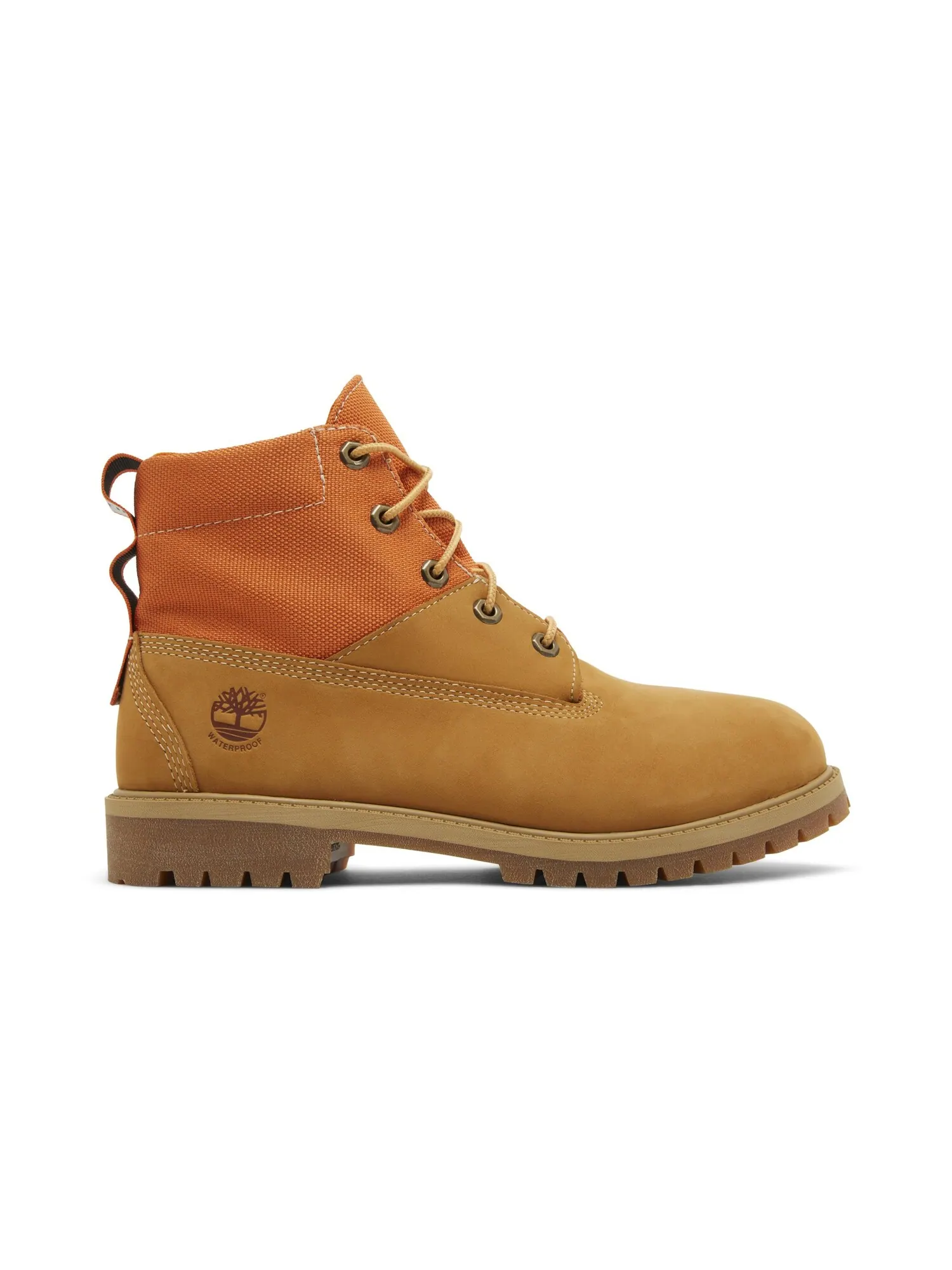Ботинки Timberland Premium 6 Inch Junior, нубук — изображение 1 из 8, желтый/коричневый