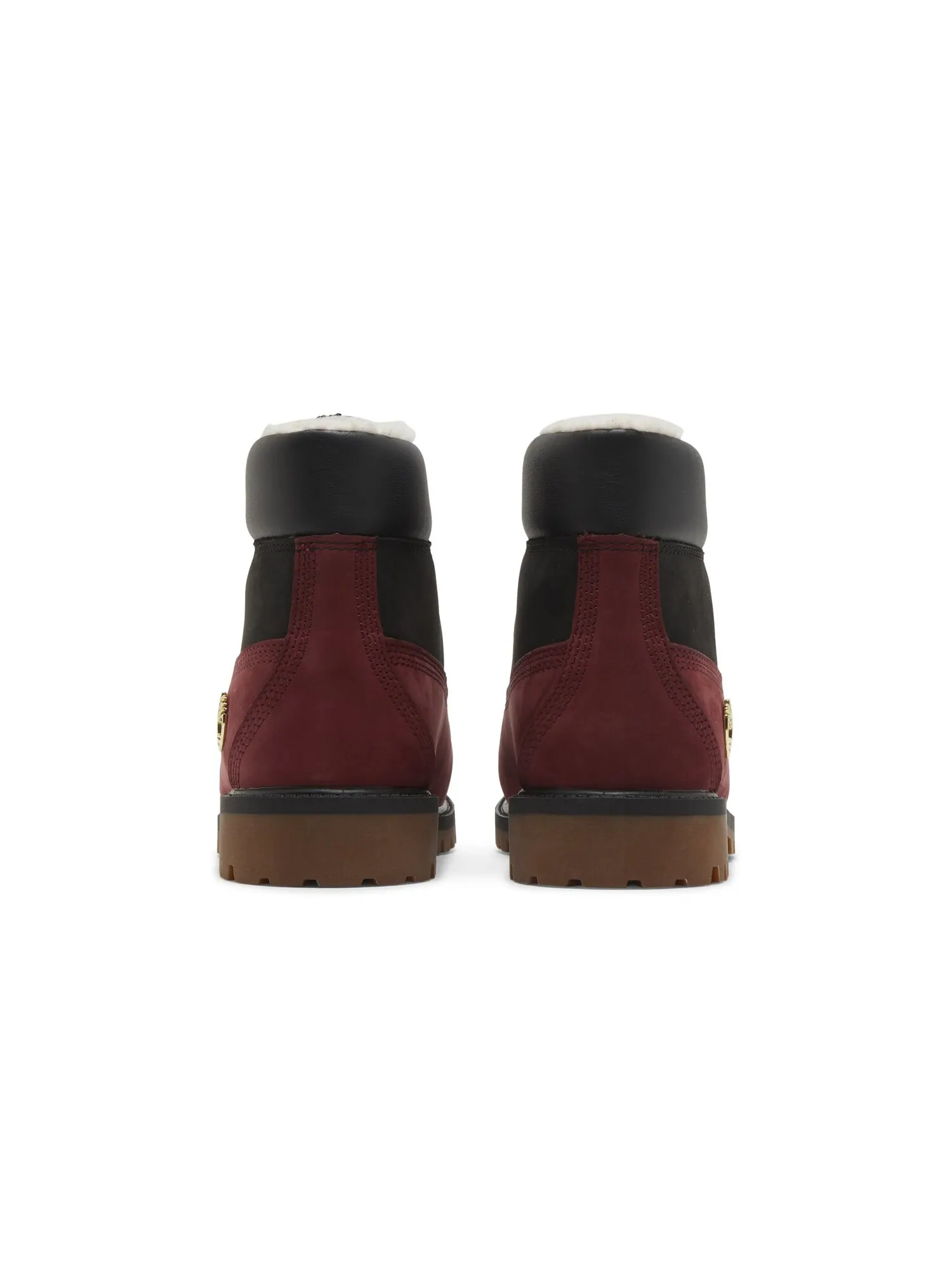 Ботинки Timberland 6 Inch Shearling Premium Junior — изображение 6 из 8, красный/черный