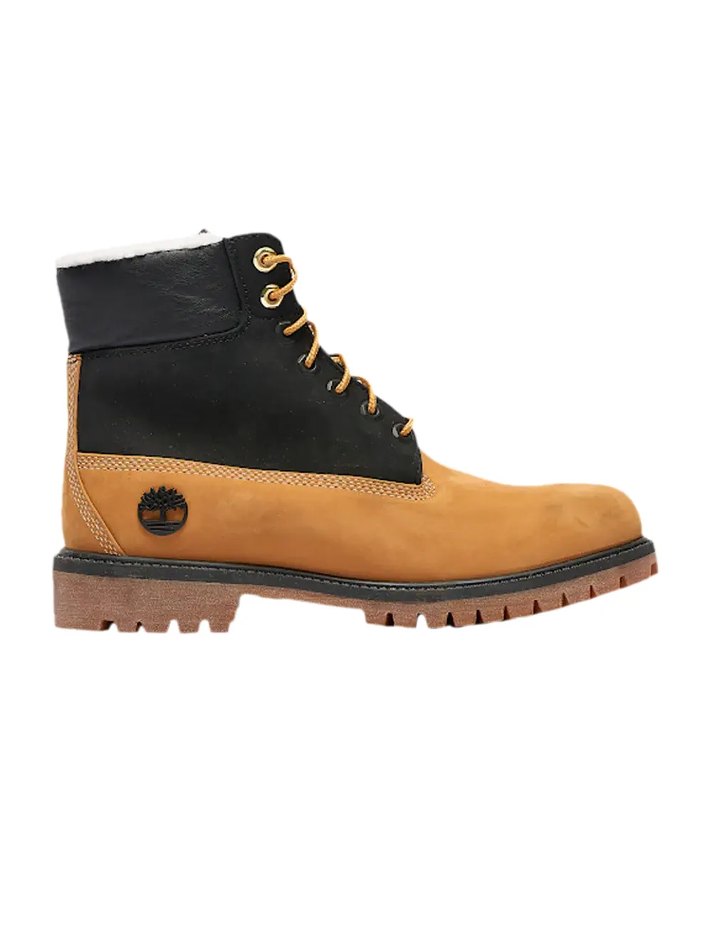 Ботинки Timberland 6 Inch Shearling Premium Junior — изображение 1 из 1, пшеничный/черный