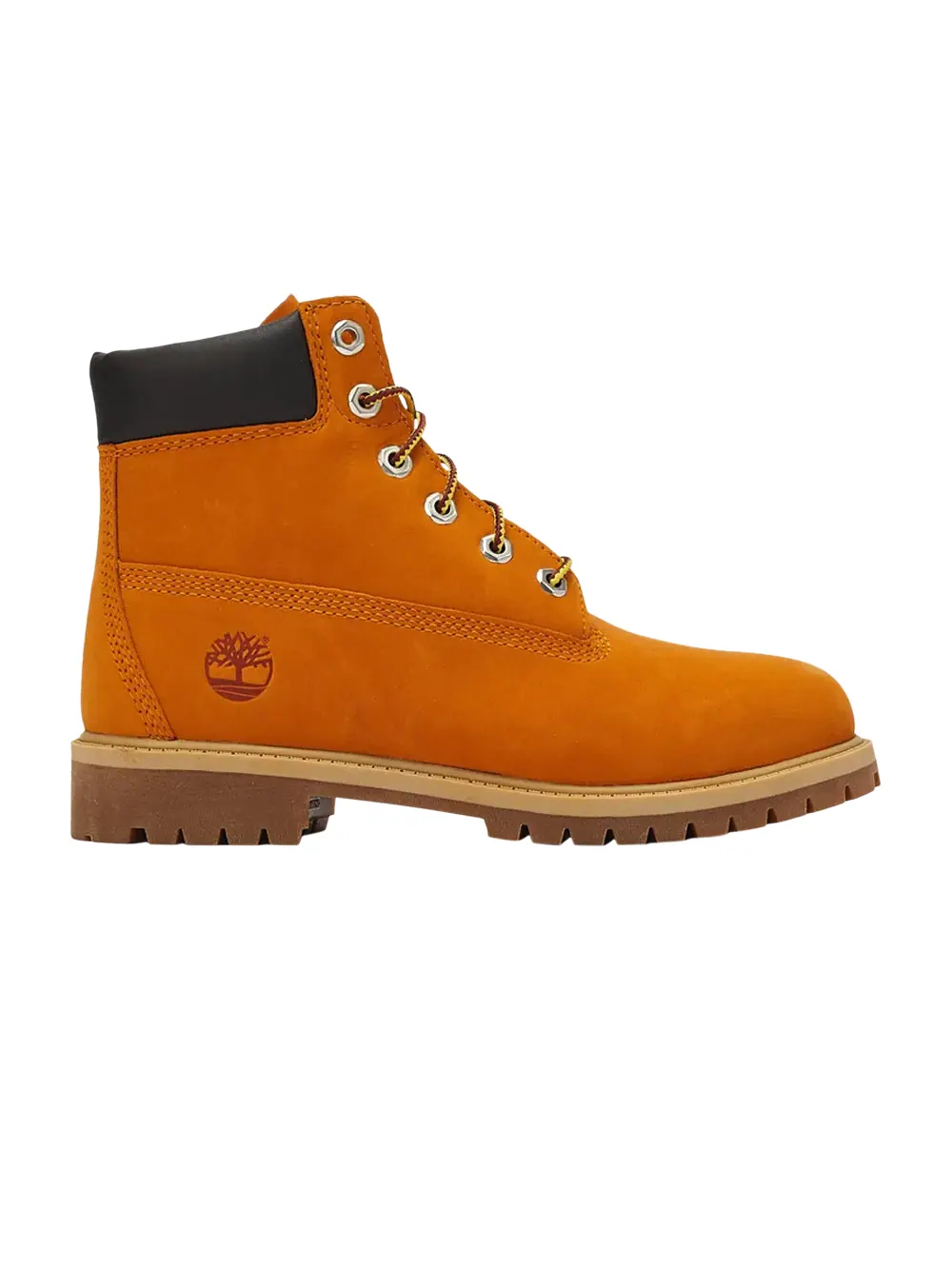 Ботинки Timberland Premium 6 Inch Junior, нубук — изображение 1 из 1, оранжевый/черный