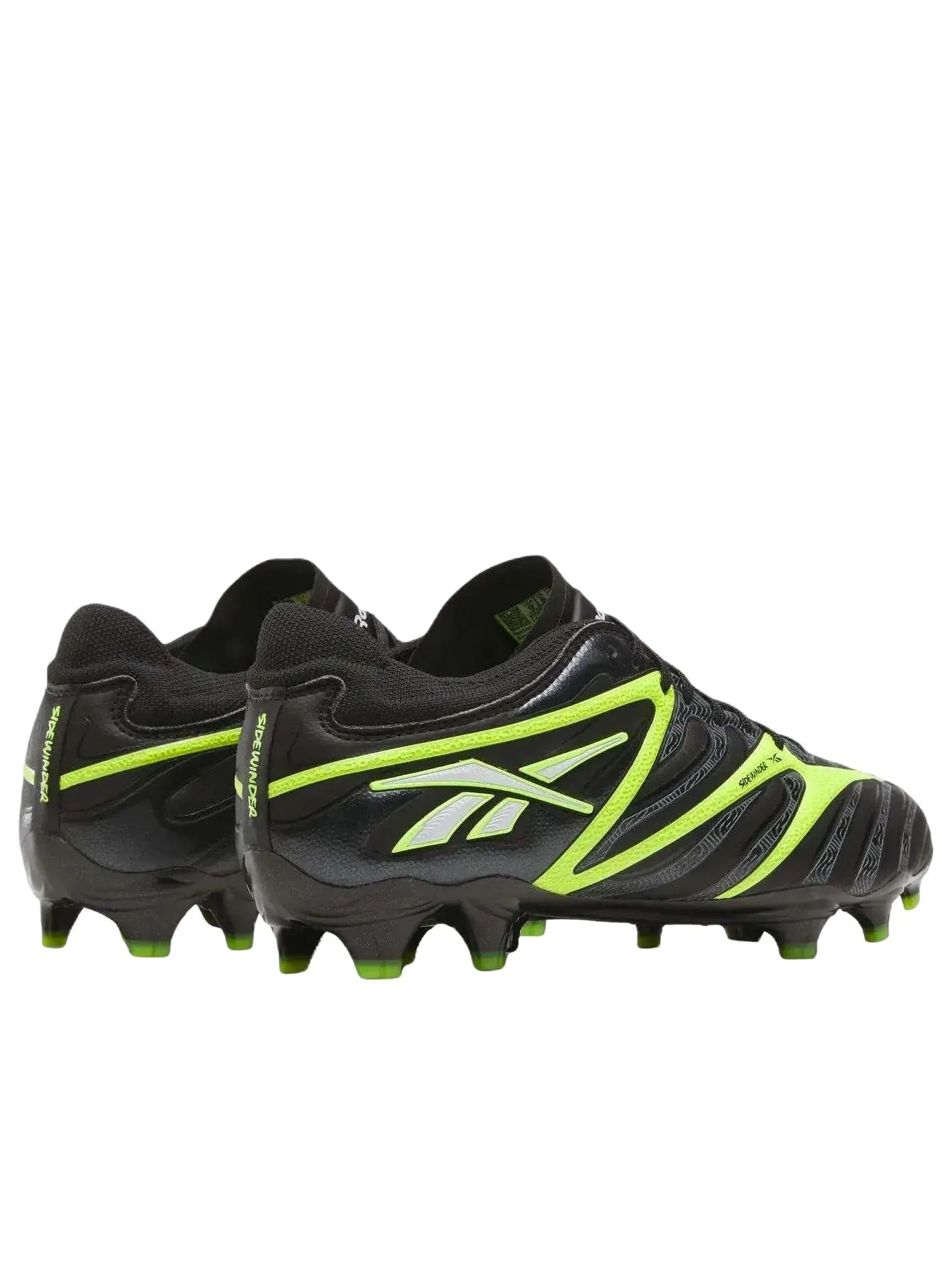 Мужские кроссовки для американского футбола с шнуровкой Reebok Sidewinder 26 Pro FG — изображение 4 из 6, черный