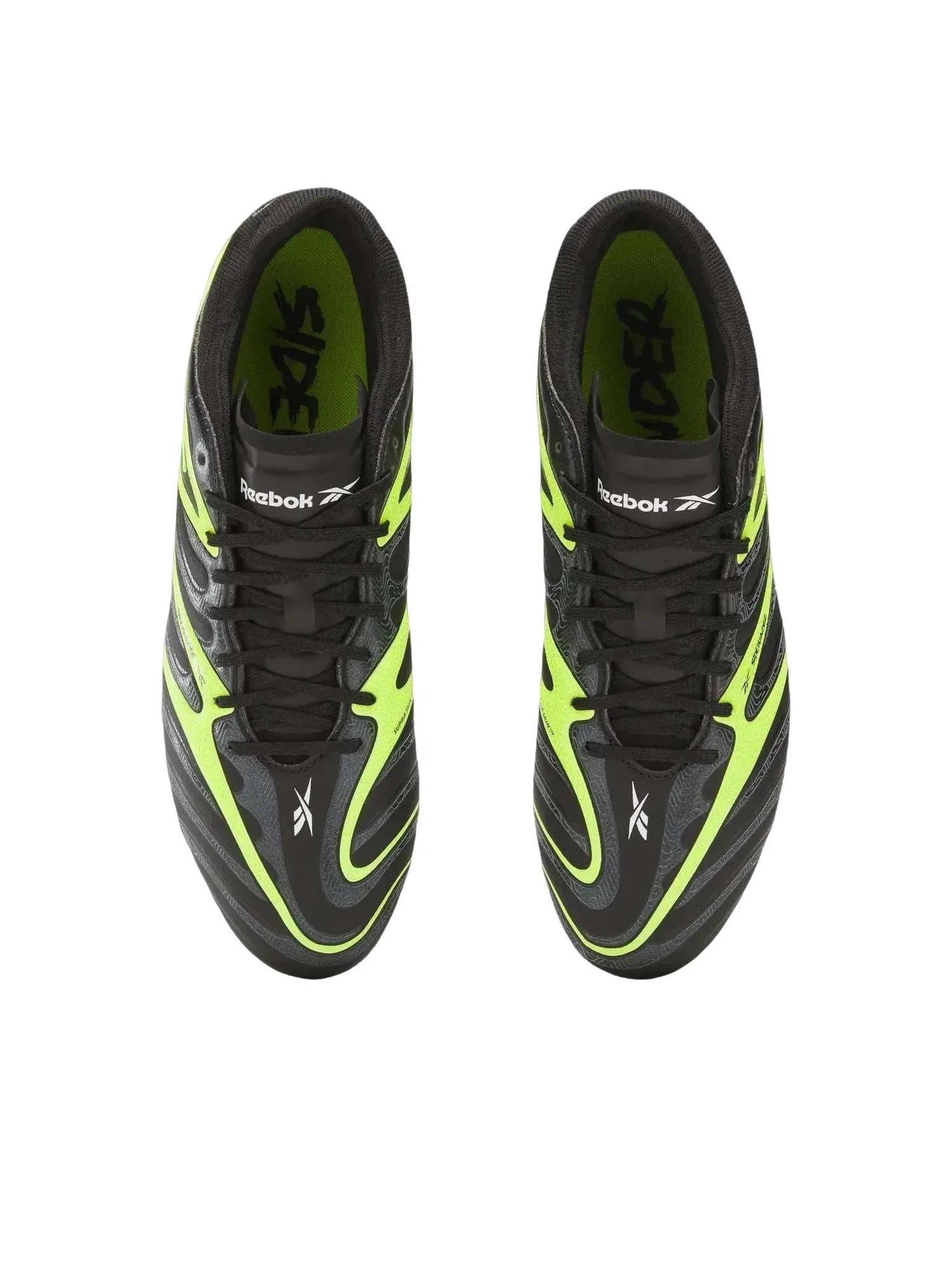 Мужские кроссовки для американского футбола с шнуровкой Reebok Sidewinder 26 Pro FG — изображение 5 из 6, черный