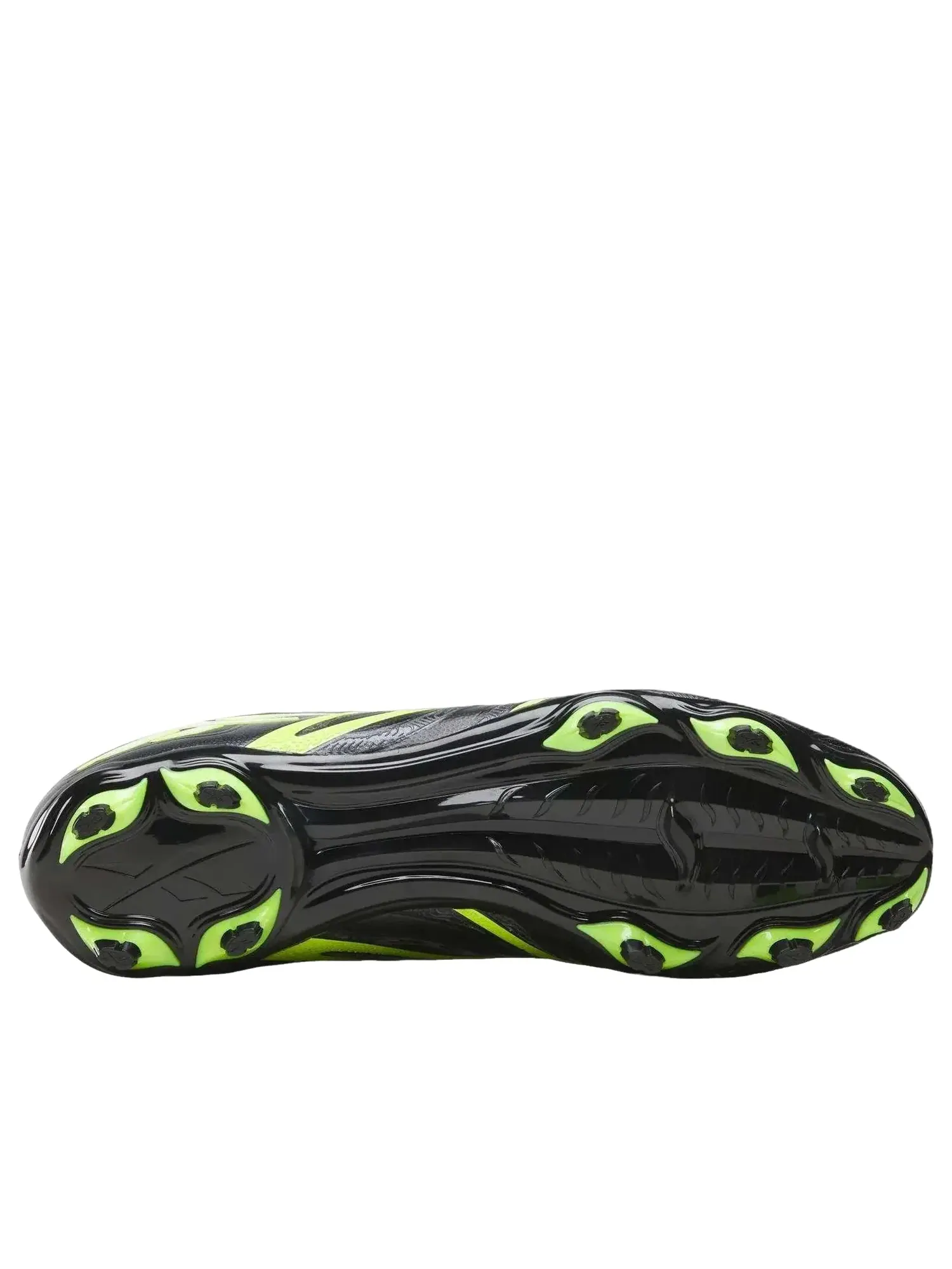 Мужские кроссовки для американского футбола Reebok Sidewinder 26 League Fg Black Digital Lime — изображение 6 из 6, черный