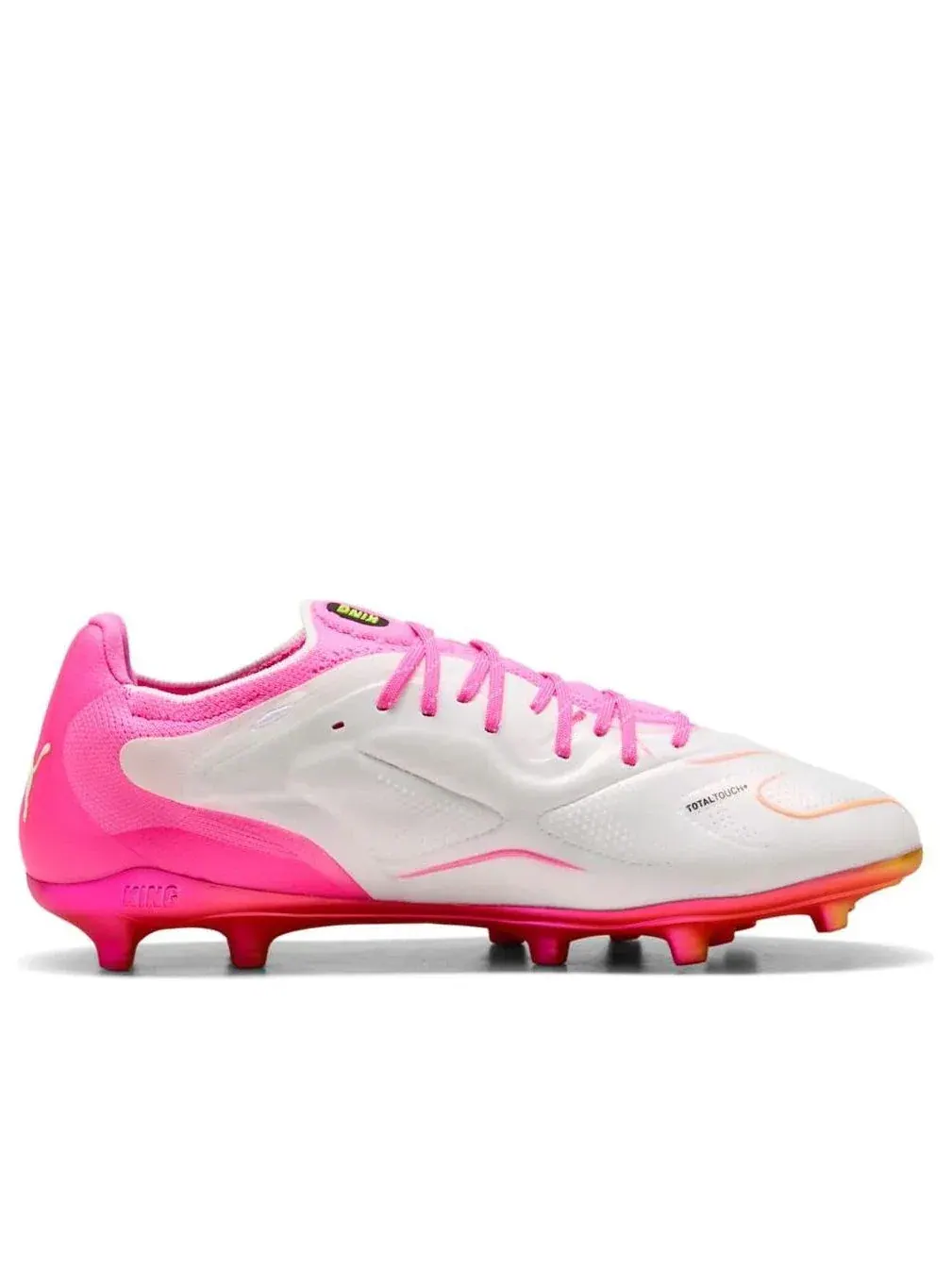 Кроссовки PUMA King 20 Ultimate FG/AG 'White Poison Pink' 108457-05 — изображение 2 из 6, белый