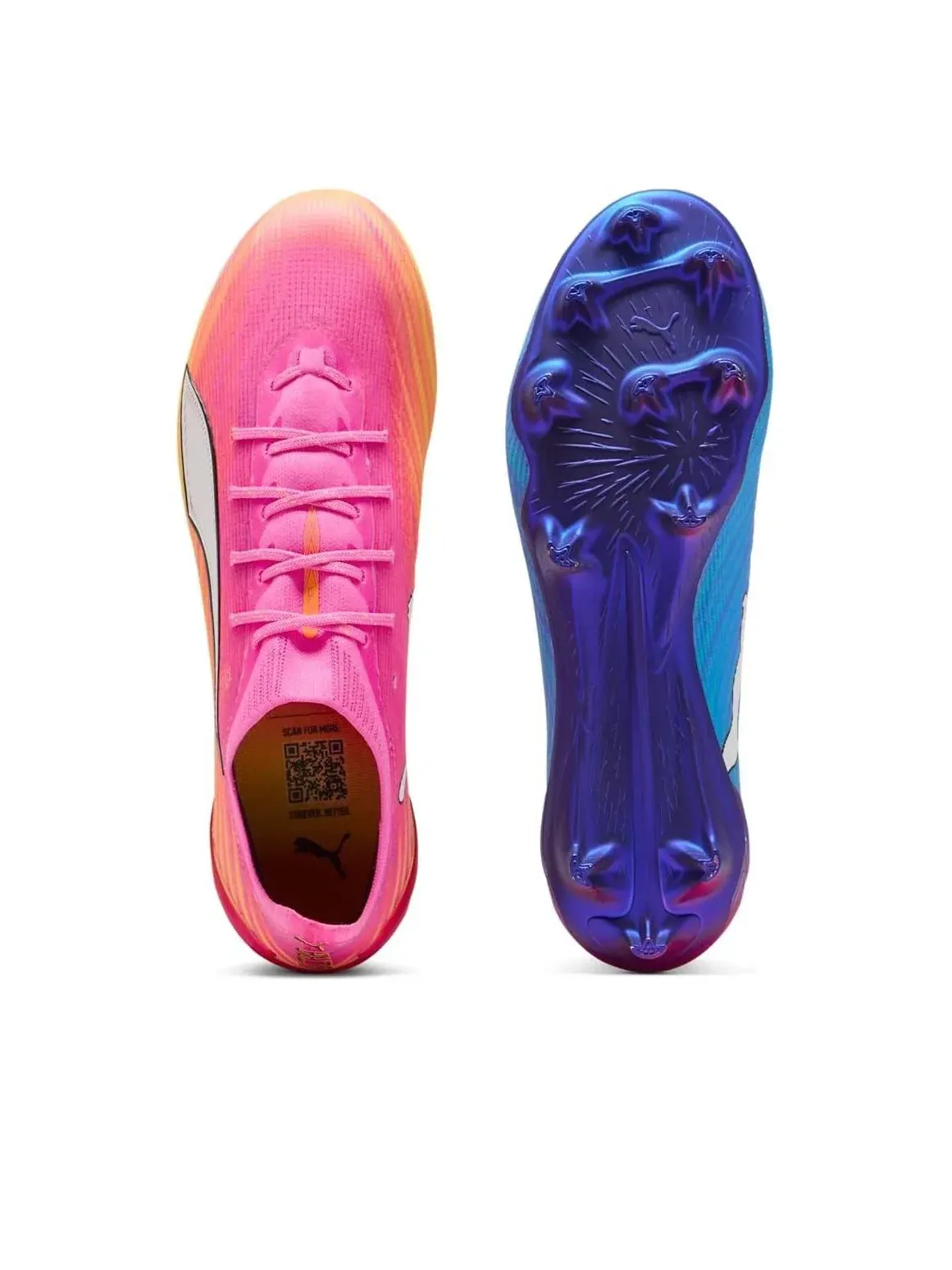 Кроссовки PUMA Ultra 6 Ultimate FG 'Poison Pink White' 108699-05 — изображение 6 из 6, розовый