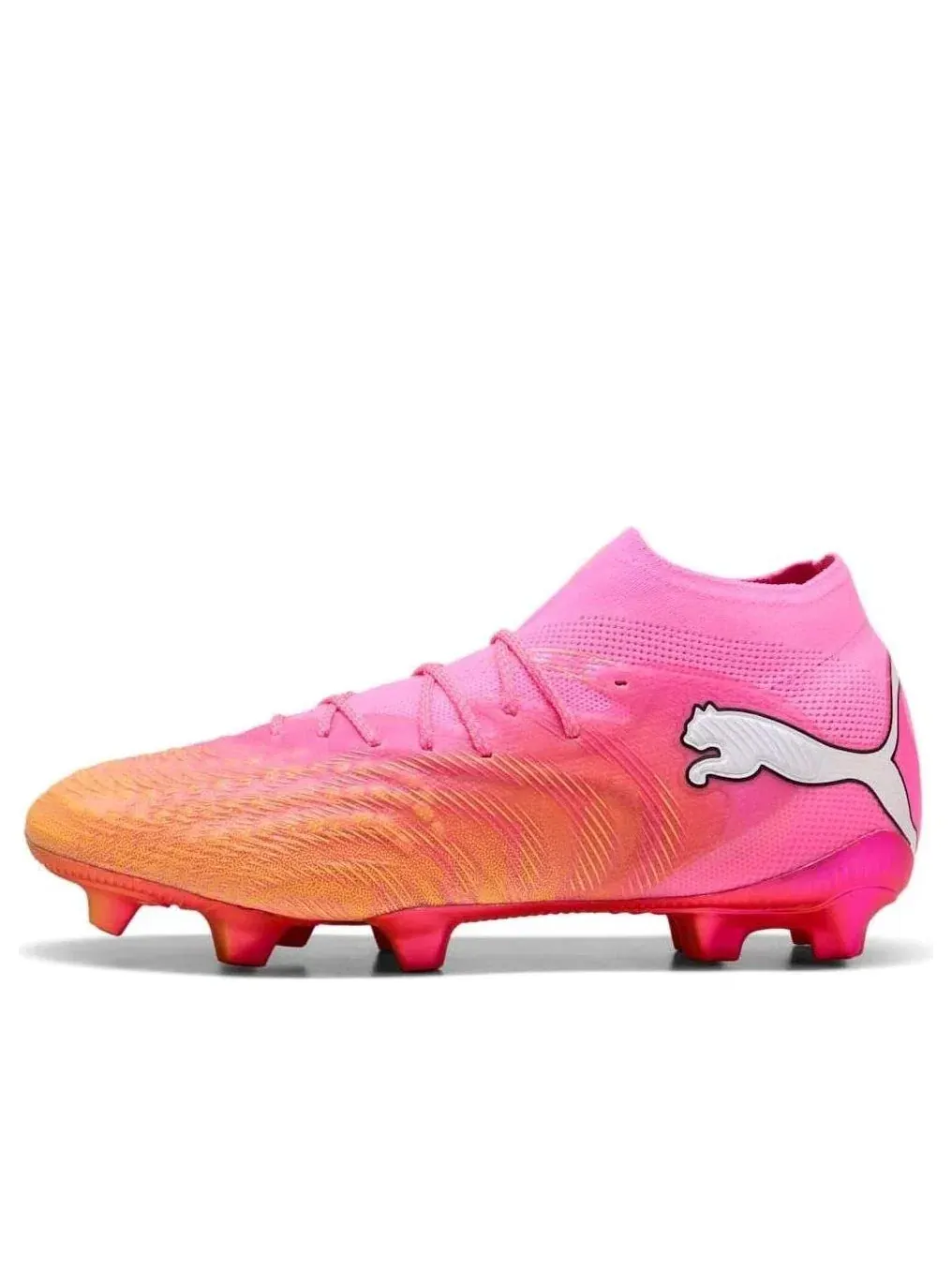 Женские бутсы для футбола с шнуровкой Future 9 PUMA — изображение 1 из 6, розовый