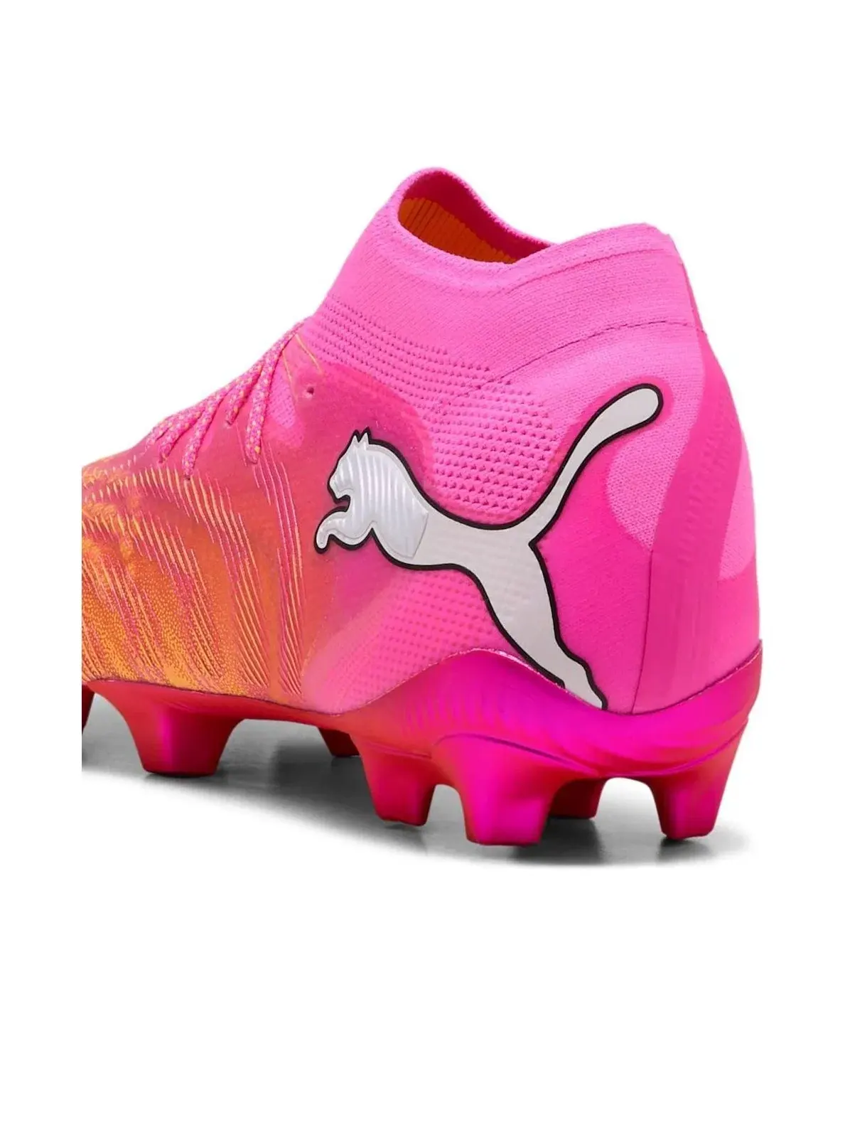 Женские бутсы для футбола с шнуровкой Future 9 PUMA — изображение 4 из 6, розовый