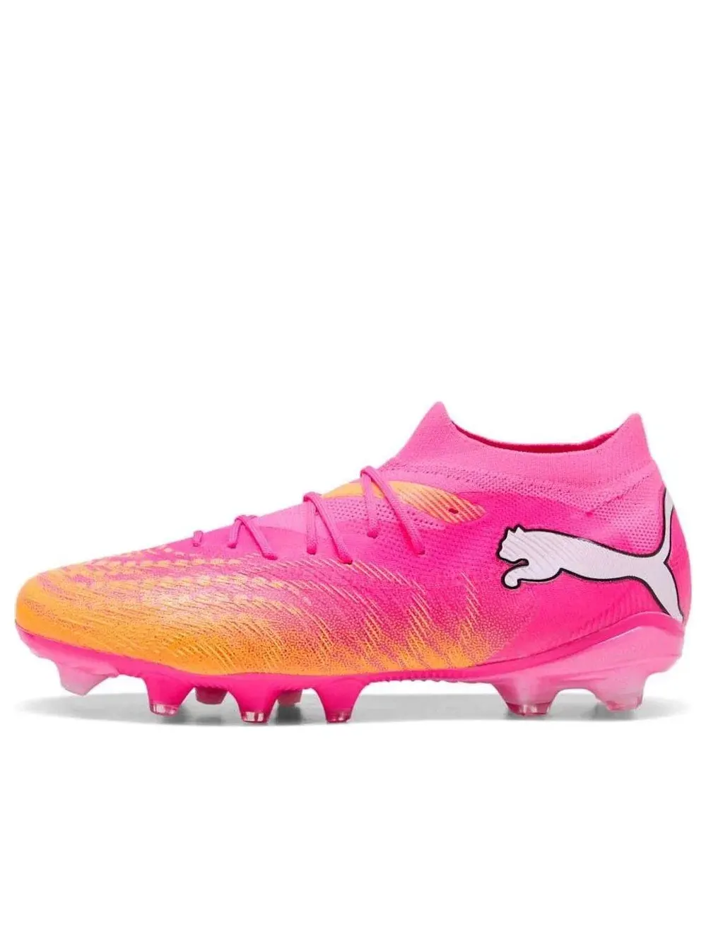 Кроссовки PUMA Future 9 Match Fusion FG/AG 'Poison Pink Sun Stream' 108718-05 — изображение 1 из 6, розовый